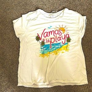 Vamos a la playa graphic tee